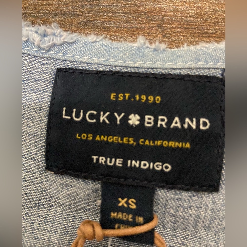 Lucky Brand Western Shirt Dress. Size XS. - Picture 5 of 5